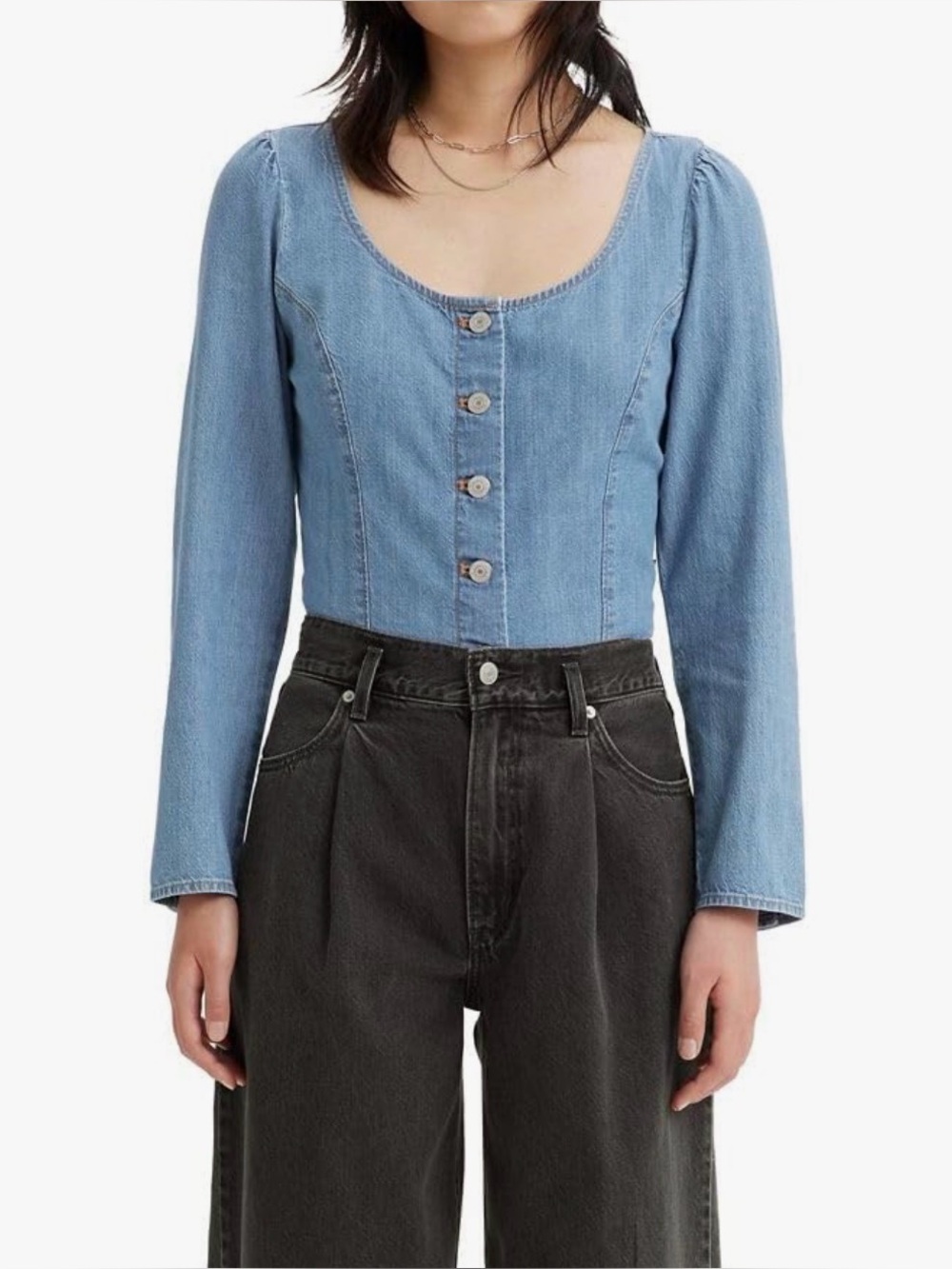 Levi’s denim corset top